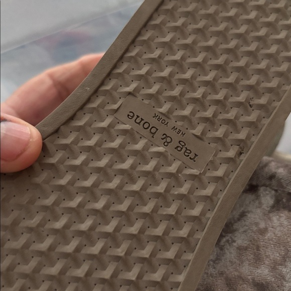 Rag & Bone Gray Velvet Sneakers - Picture 4 of 9